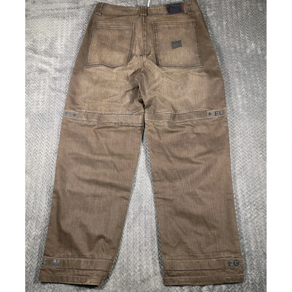 Vintage Y2K Marithe Francois Girbaud Shuttle Tape Cargo Pants Mens 36x34 Brown